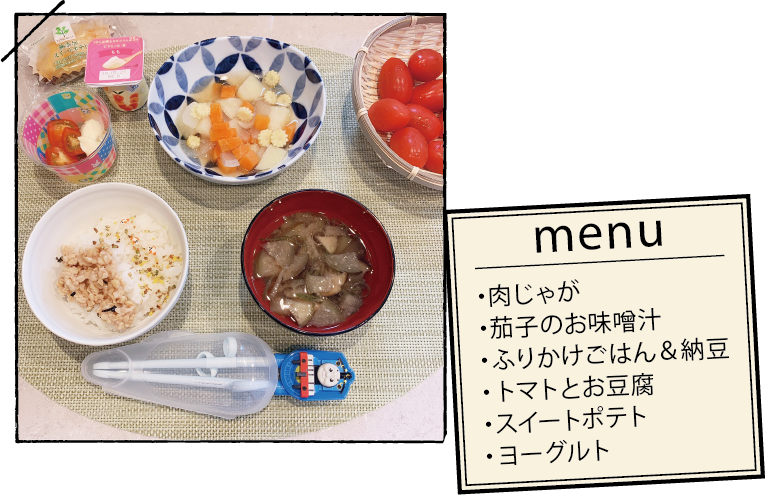 子どもの朝ごはん　和食派朝ごはん