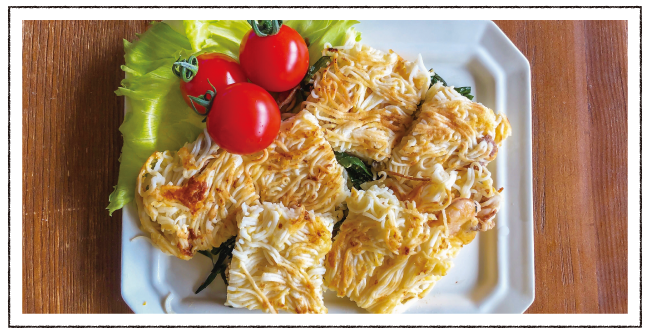 そうめんチヂミ