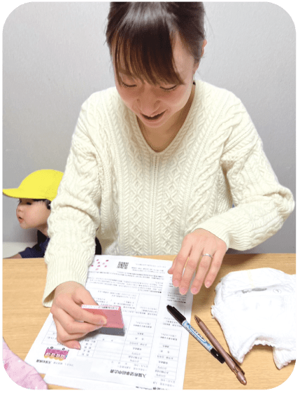 シヤチハタ＿マナカさん＿１行印
