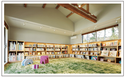 不知火美術館.図書館