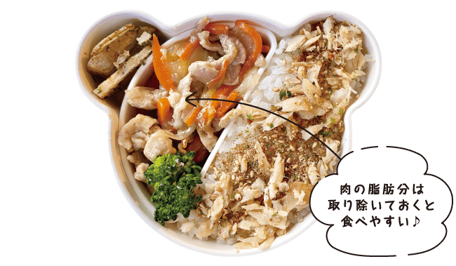 コツ１、肉野菜いため