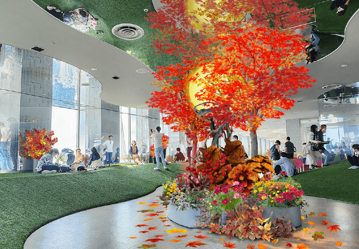 てんぼうパークが秋一色に！3才から参加できるワークショップも開催